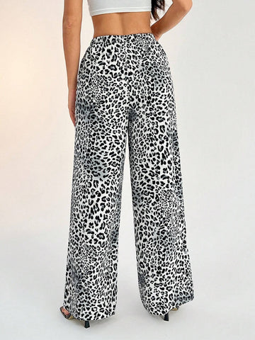 Leopard Print Comfortable Women's Lowers