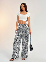 Leopard Print Comfortable Women's Lowers