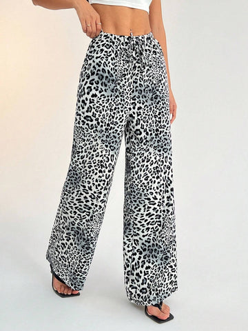 Leopard Print Comfortable Women's Lowers