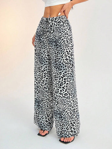 Leopard Print Comfortable Women's Lowers