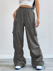 Women's Relax Fit Cargo Pants with Utility Pockets