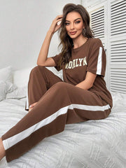 Coffee Brown Colour Comfortable Women's Co-Ord Set